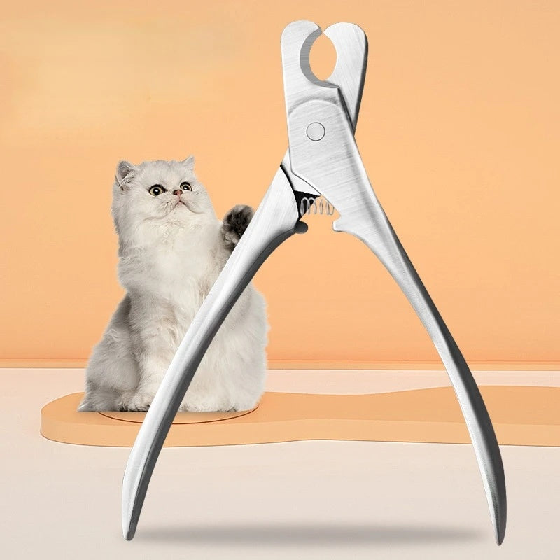 Professional Pet Nail Clipper Stainless Steel Safety Grooming Trimmer
