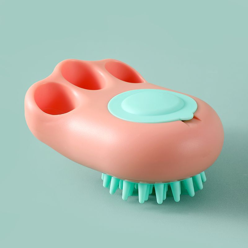 Pet Bath Brush Massage Comb Grooming Cleaning Tool