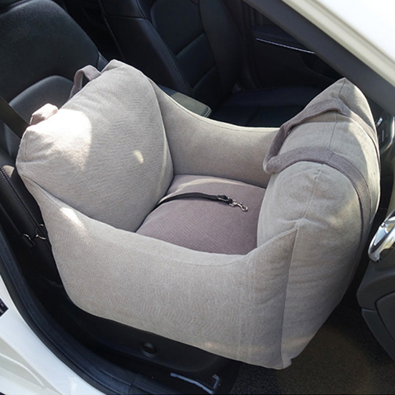 Pet Waterproof Car Seat Carrier Basket Breathable Travel Bed
