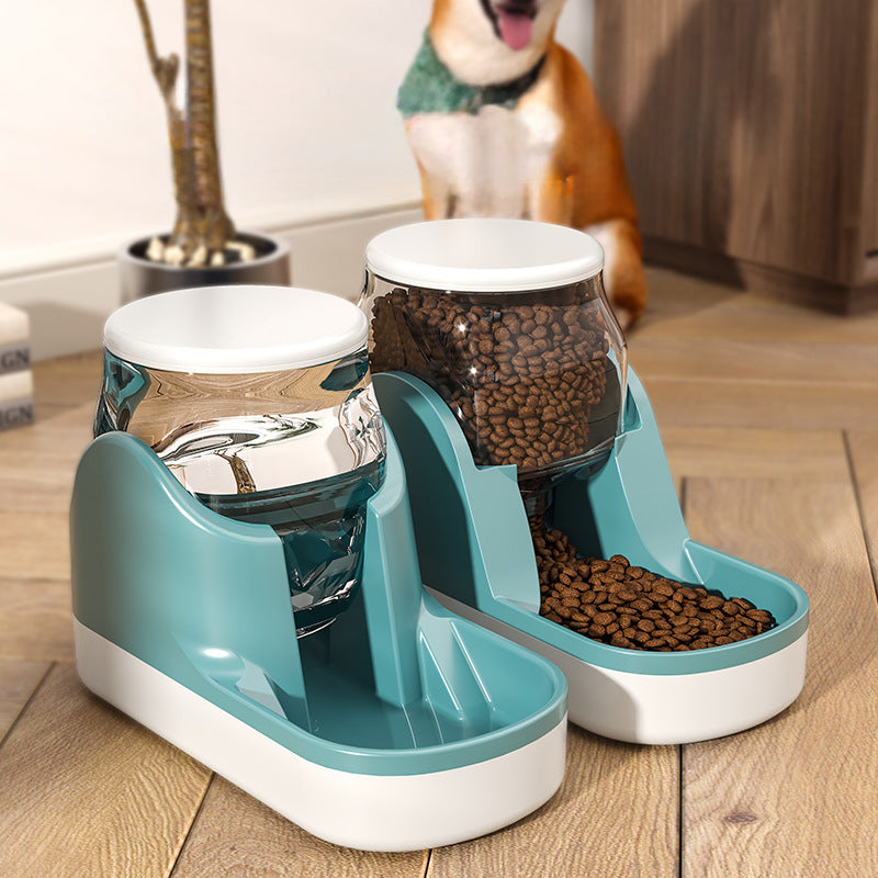 Automatic Pet Feeder And Water Fountain Large Capacity
