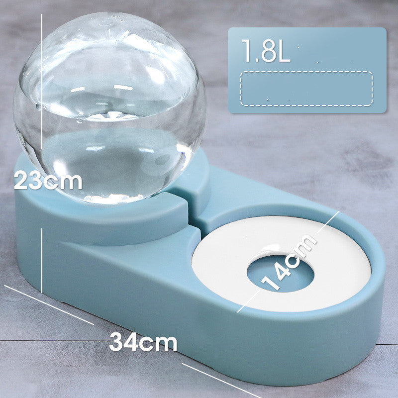 Automatic Pet Feeder And Water Bowl 1.8L Capacity