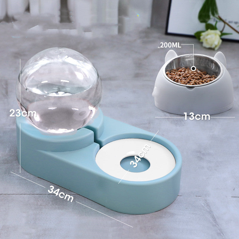 Automatic Pet Feeder And Water Bowl 1.8L Capacity
