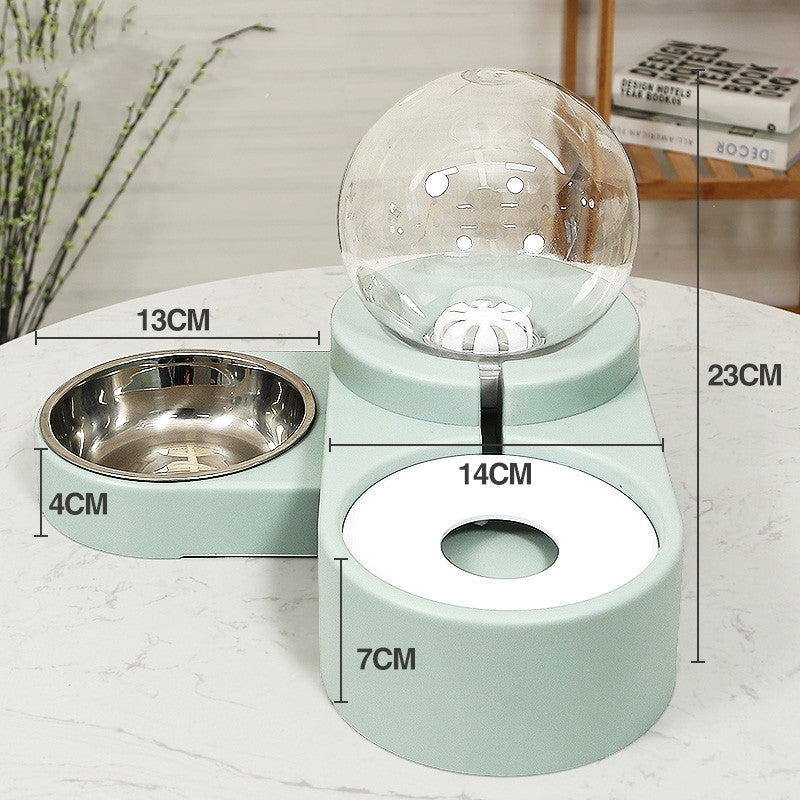 Automatic Pet Feeder And Water Bowl 1.8L Capacity