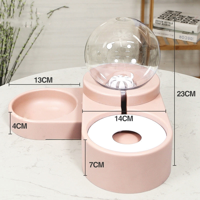 Automatic Pet Feeder And Water Bowl 1.8L Capacity