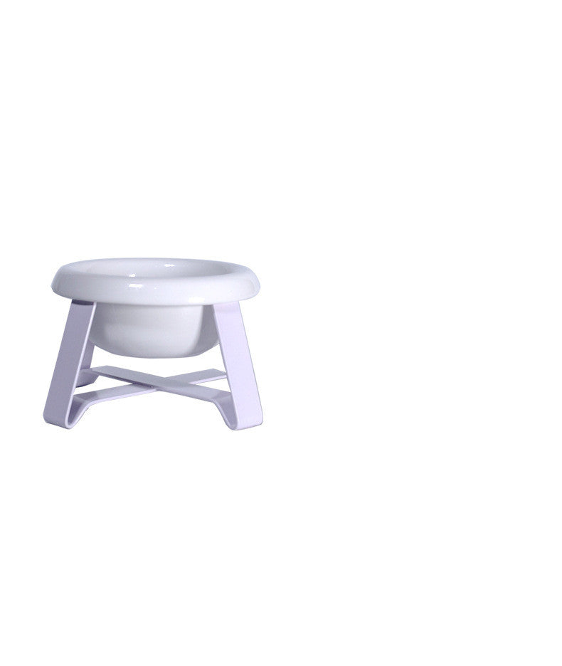 Anti Slip Pet Feeding Bowl With Iron Stand 2 In 1 Pet Feeder
