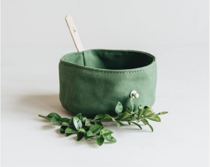 Portable Folding Pet Bowl Canvas Travel Feeding Water Bowl