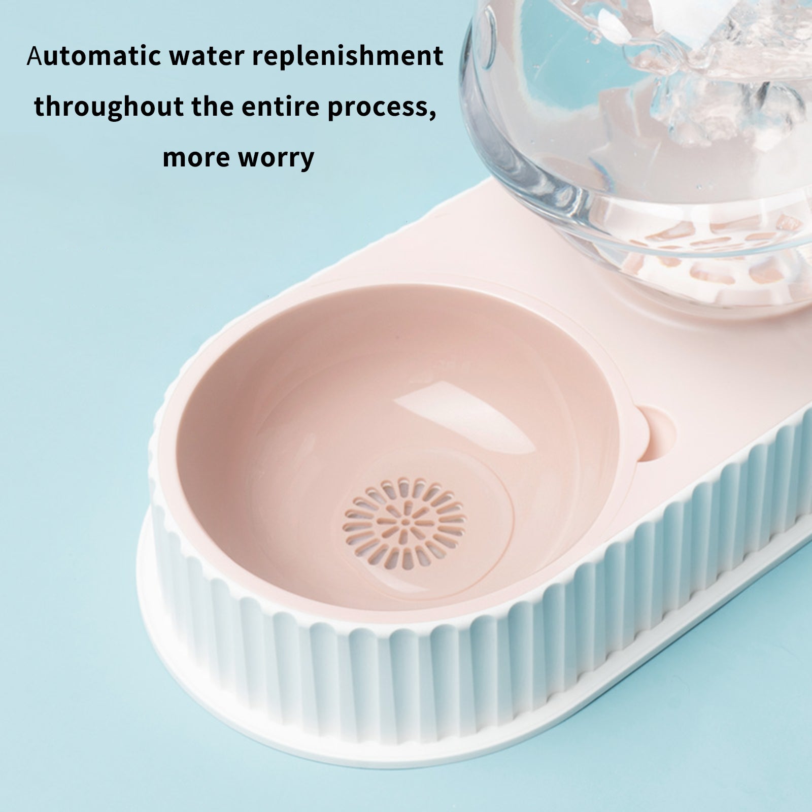 Automatic Pet Feeder And Water Dispenser Bowl
