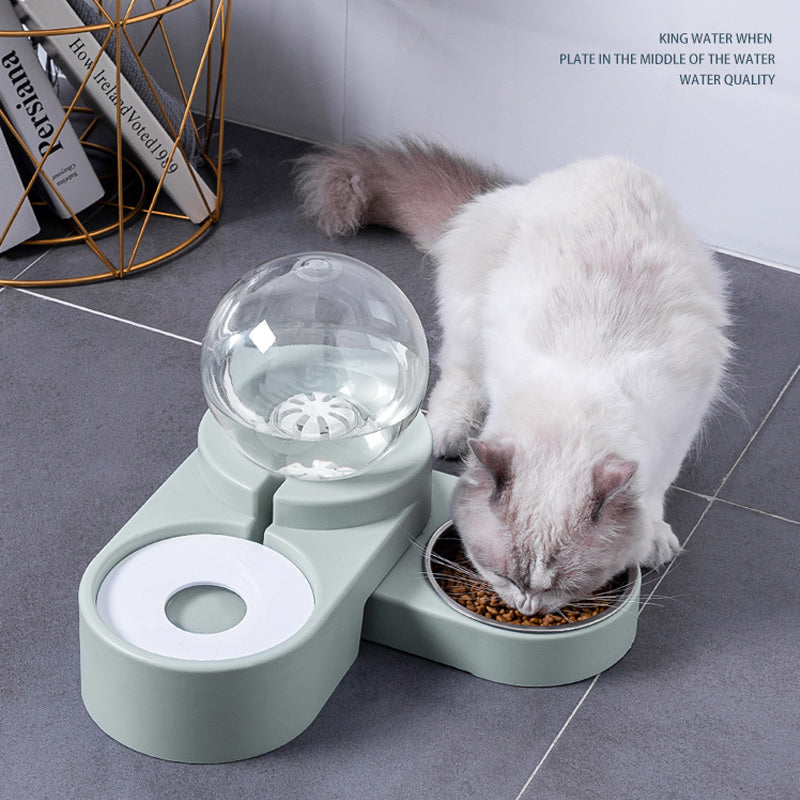 Automatic Pet Feeder And Water Bowl 1.8L Capacity