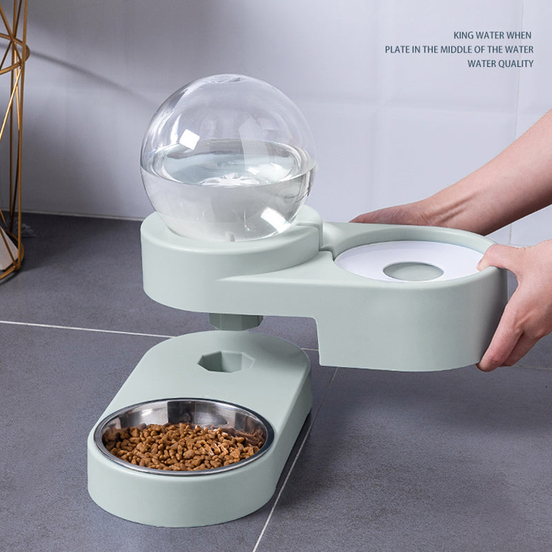 Automatic Pet Feeder And Water Bowl 1.8L Capacity