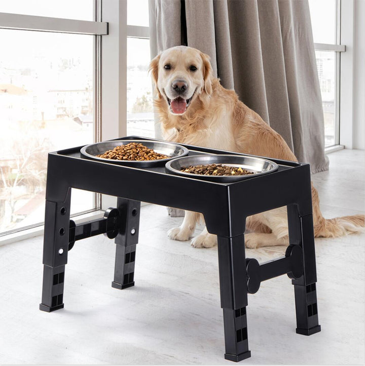 Pet Elevated Feeding Bowl Neck Protection Anti Tumble Stand