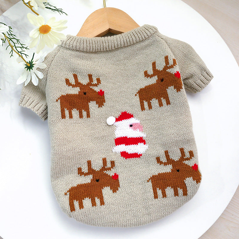 Pet Christmas Sweater Clothing