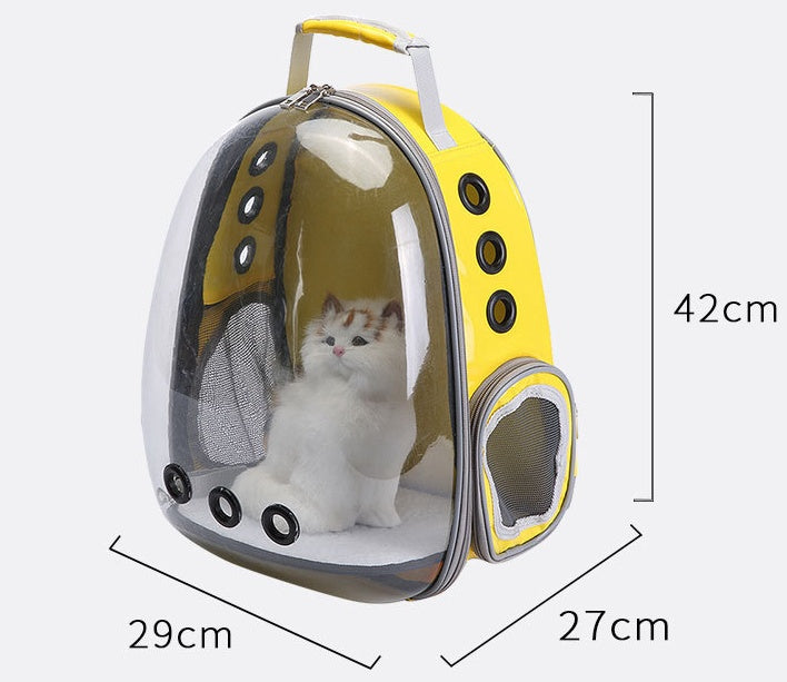 Pet Bubble Backpack Carrier Space Capsule 360 View Travel Bag