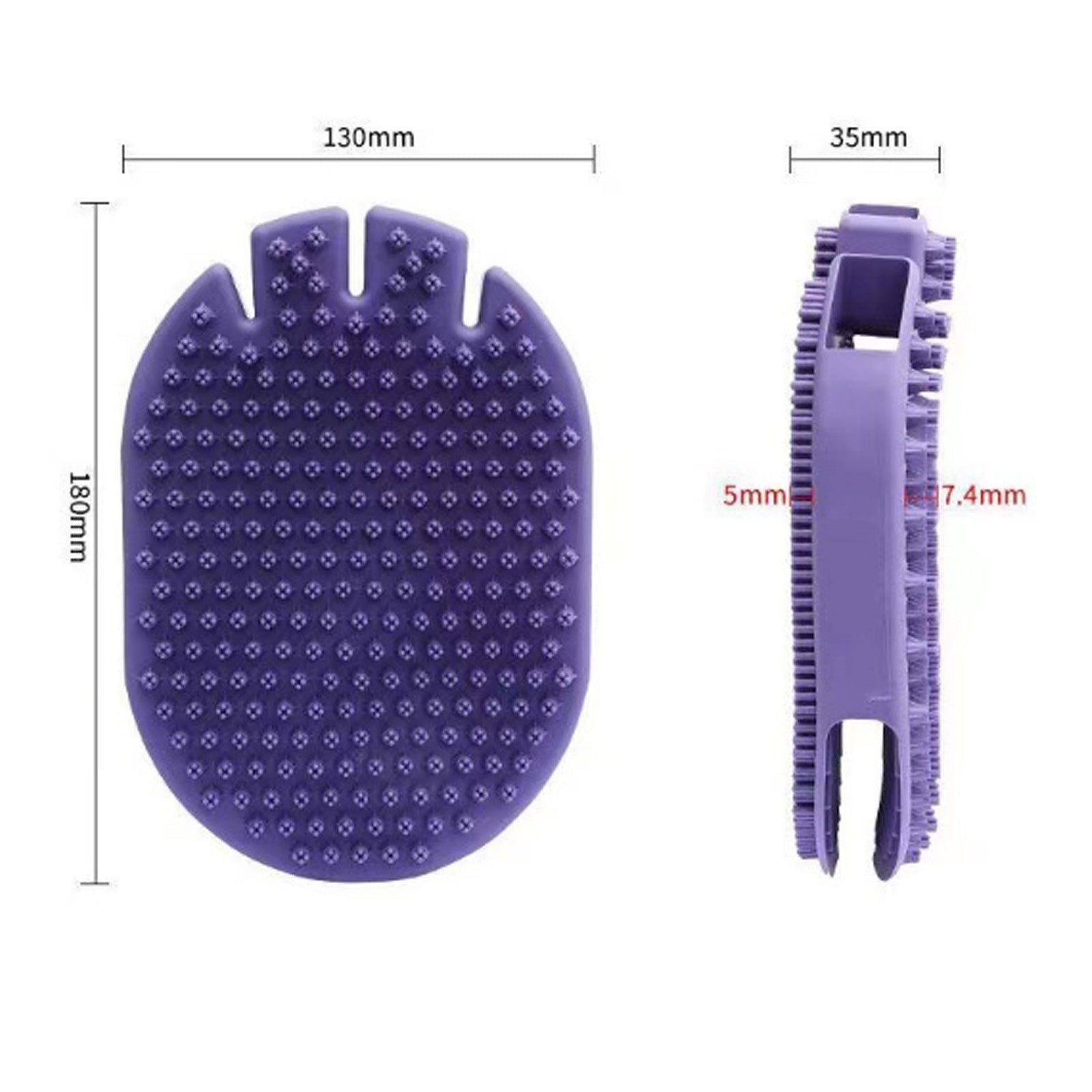 Pet Shampoo Massage Brush Soft Bristle Grooming Tool