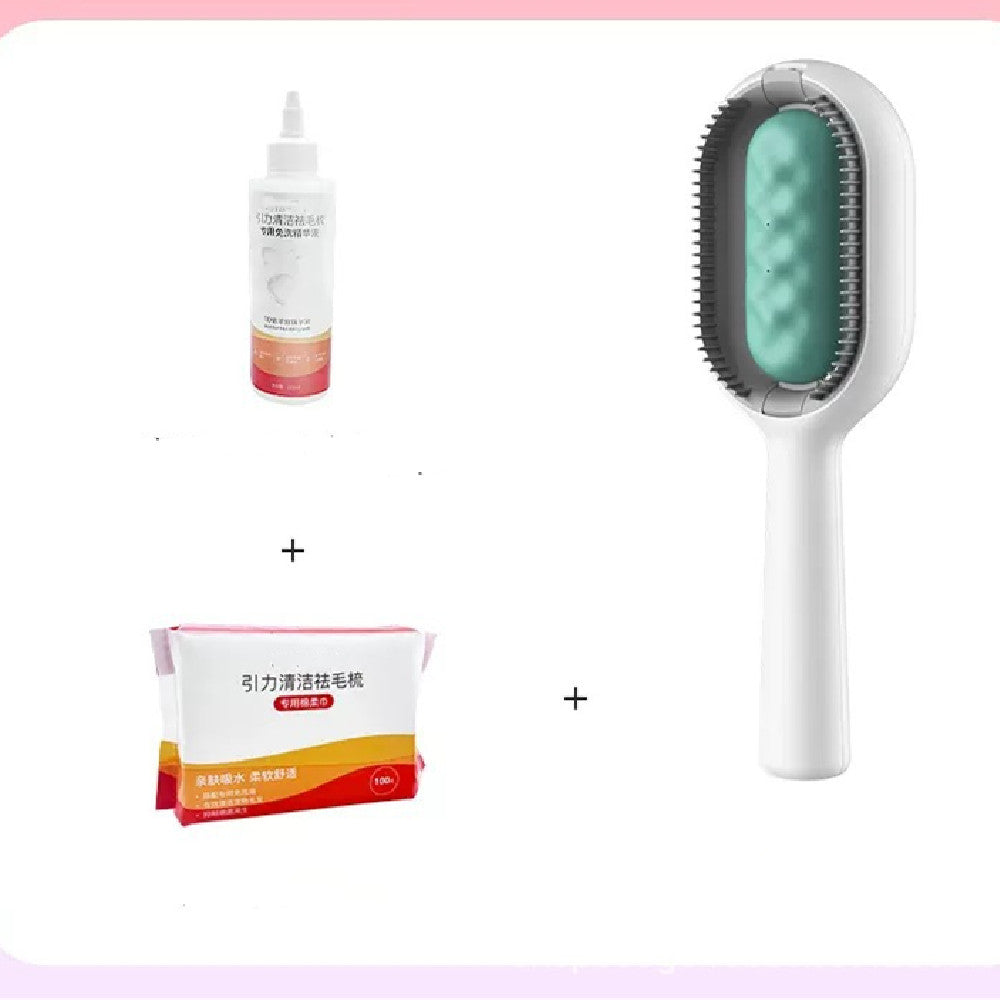 Pet Dematting Grooming Brush Hair Removal Comb With Tank