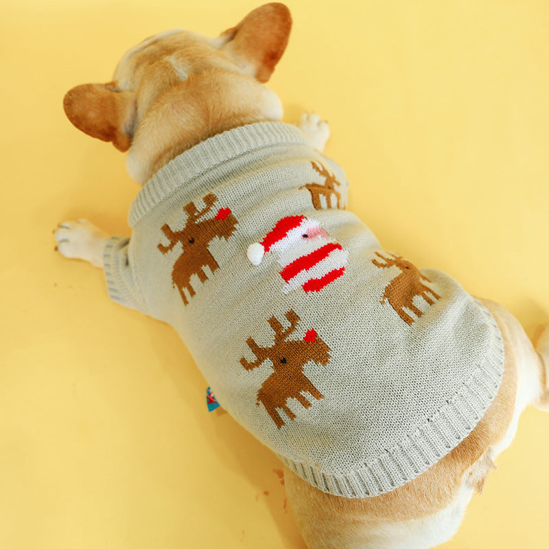 Pet Christmas Sweater Clothing