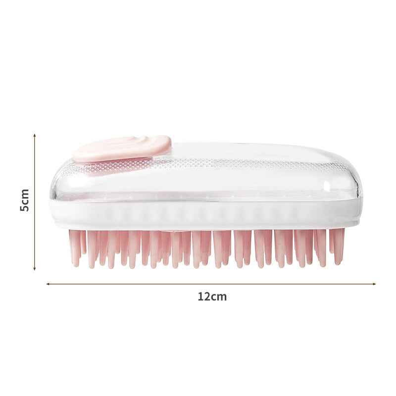 Silicone Pet Bath Brush Massage Cleaning Foam Tool