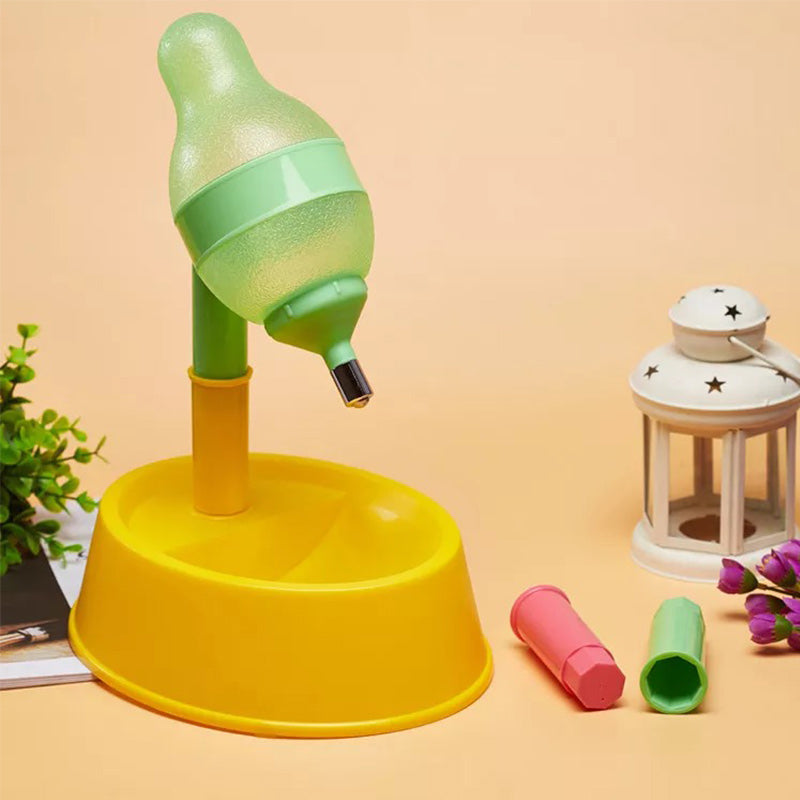 Automatic Pet Water Dispenser With Adjustable Height Feeder Bowl Stand