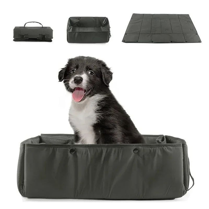 Portable Pet Travel Bed 3 In 1 Carrier Mat Cushion Kennel