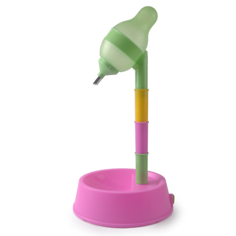 Automatic Pet Water Dispenser With Adjustable Height Feeder Bowl Stand