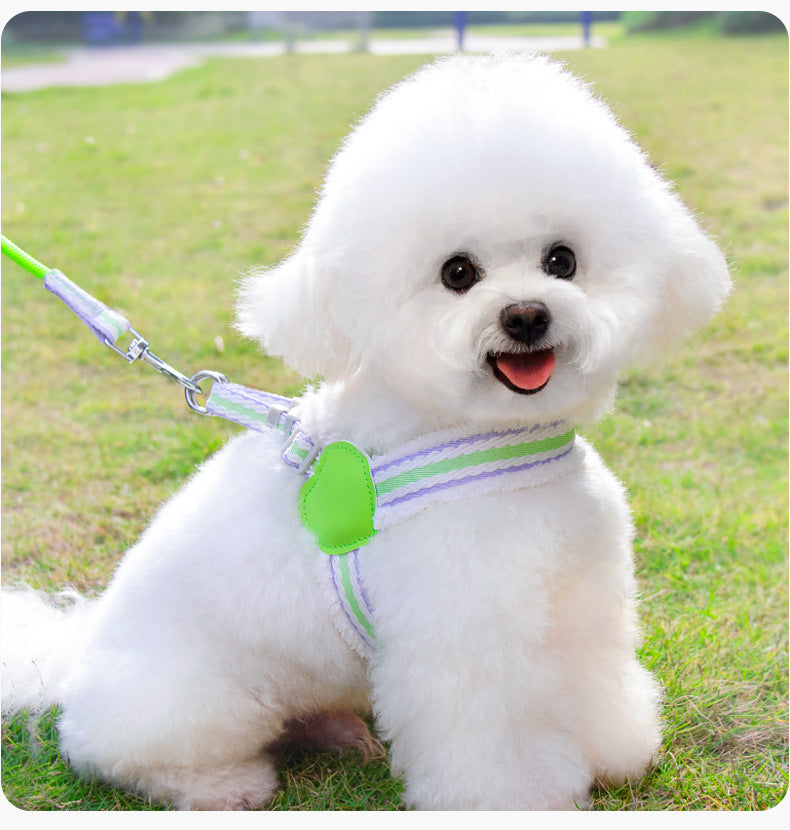 Breathable Pet Chest Vest Leash Comfortable Walking Harness