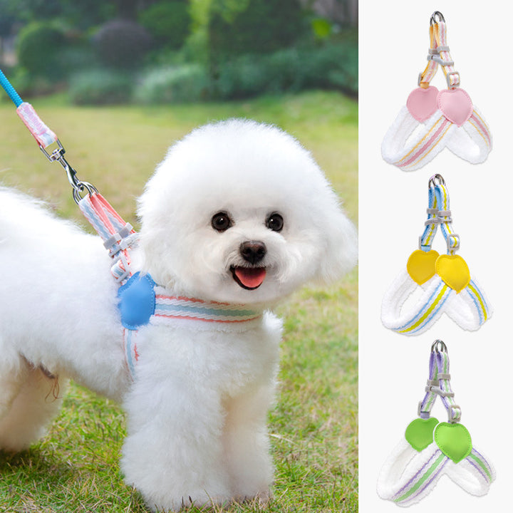 Breathable Pet Chest Vest Leash Comfortable Walking Harness
