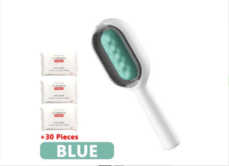 Pet Dematting Grooming Brush Hair Removal Comb With Tank