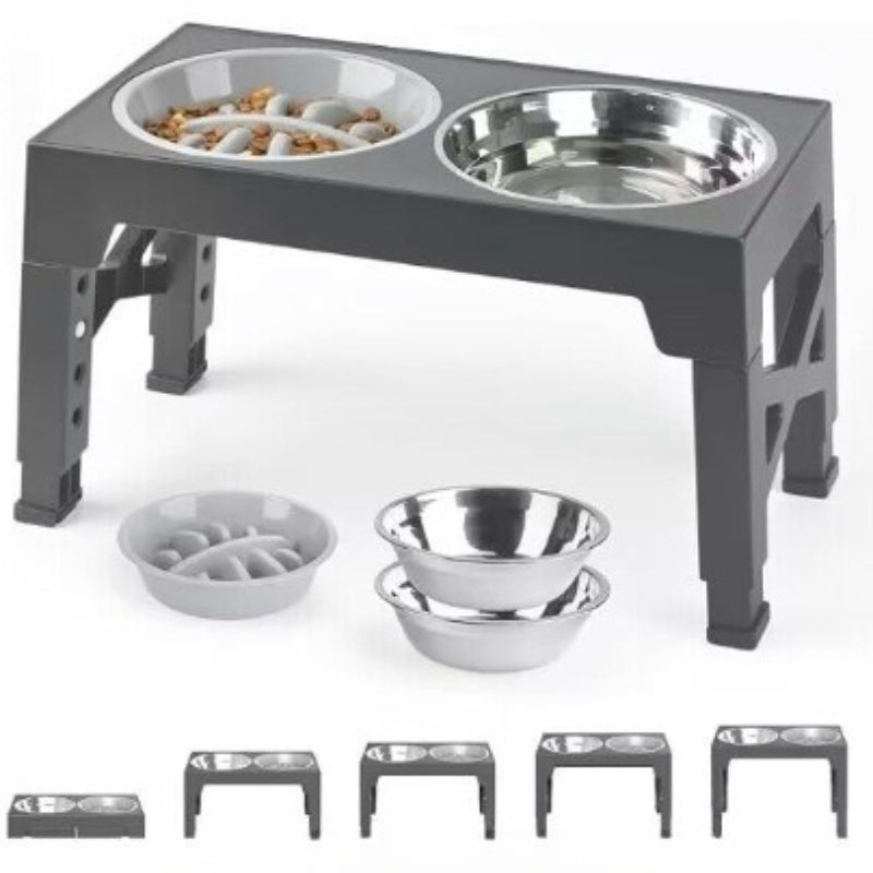 Pet Elevated Feeding Bowl Neck Protection Anti Tumble Stand