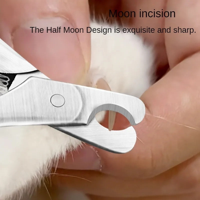 Professional Pet Nail Clipper Stainless Steel Safety Grooming Trimmer