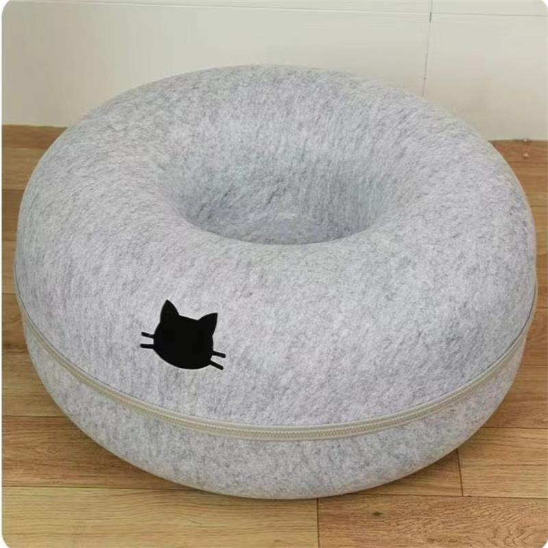 Comfortable Round Pet Tunnel Bed Nest
