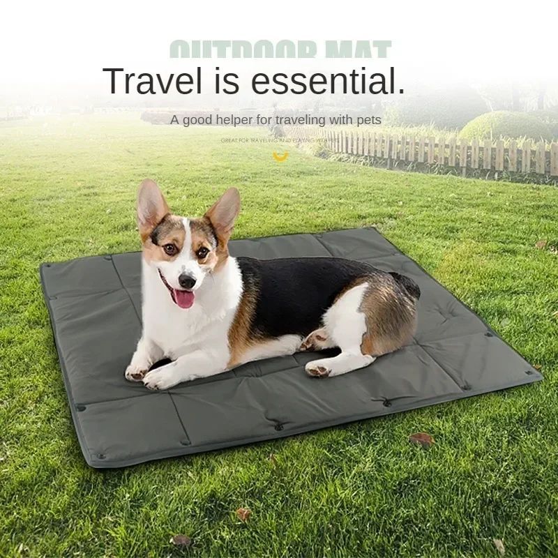 Portable Pet Travel Bed 3 In 1 Carrier Mat Cushion Kennel