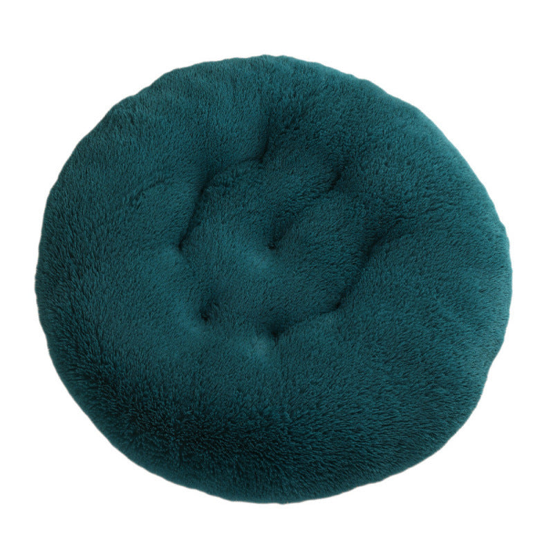 Round Pet Mat Plush Warm Sleep Bed House