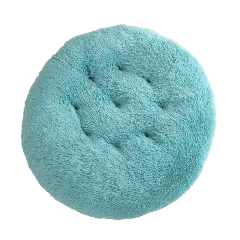 Round Pet Mat Plush Warm Sleep Bed House