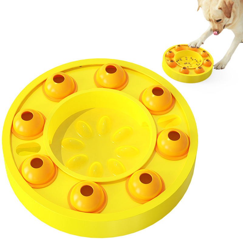 Interactive Pet Puzzle Treat Dispenser Slow Feeder IQ Training Toy