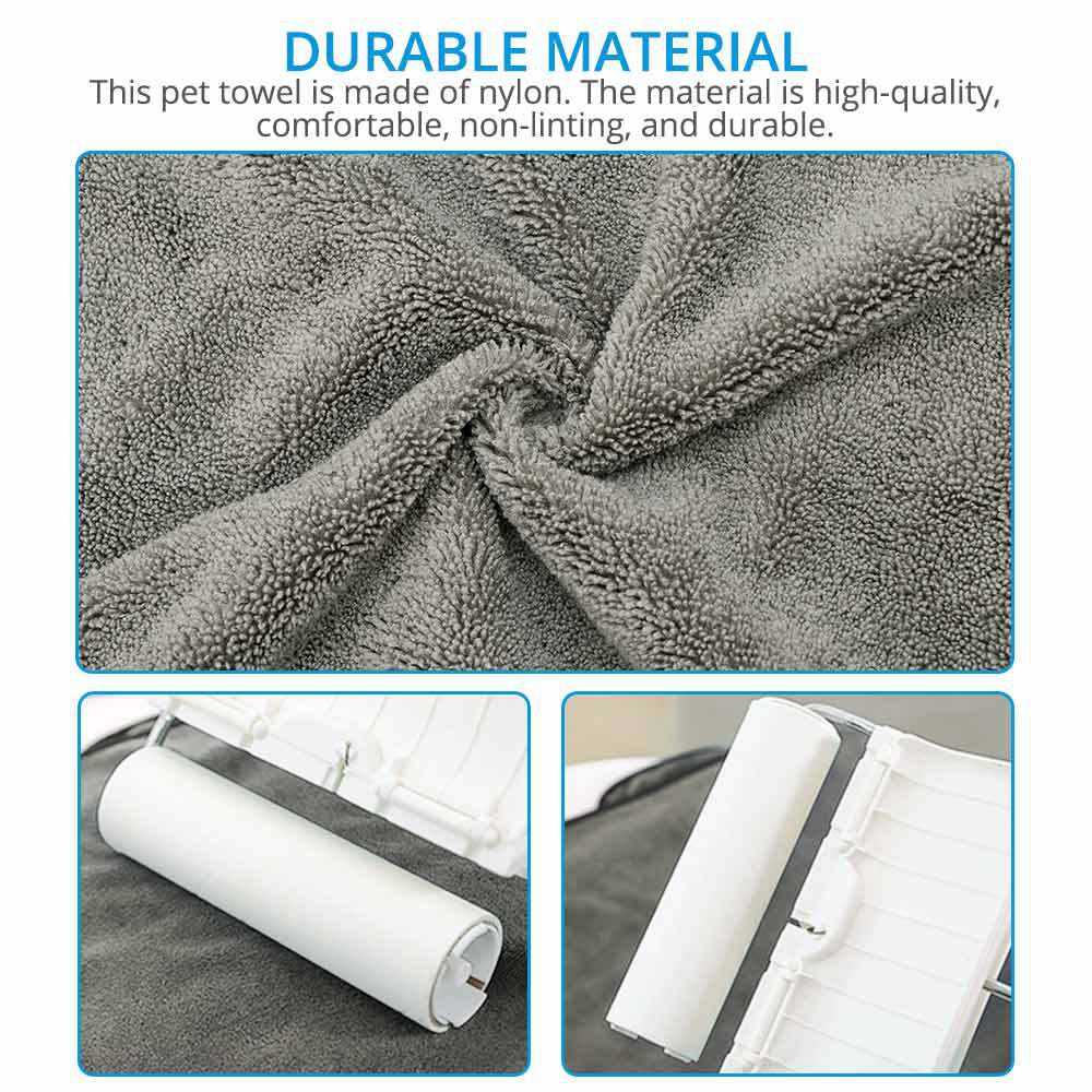 Pet Super Absorbent Bathrobe Large Bath Towel