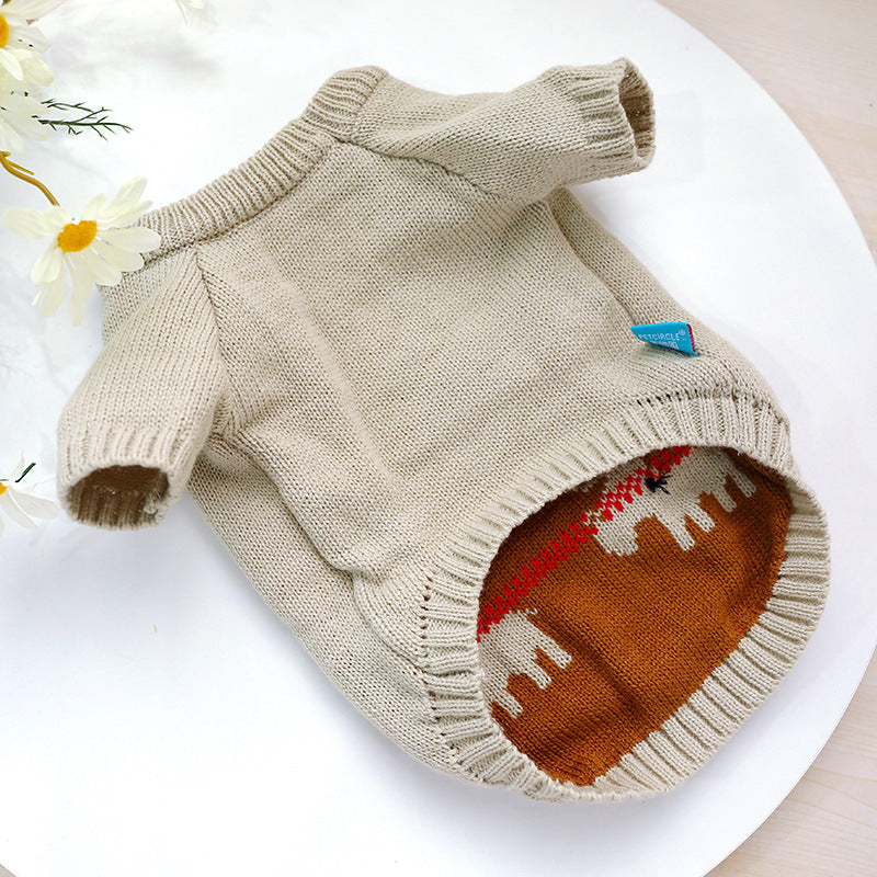 Pet Christmas Sweater Clothing