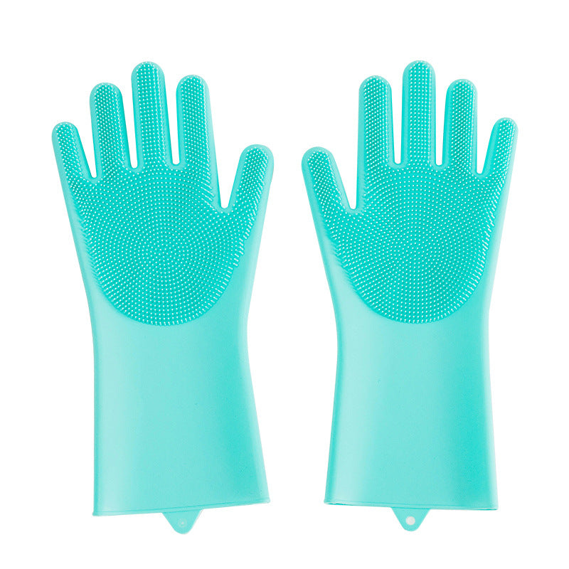 Pet Silicone Grooming Glove Massage Hair Cleaning Brush
