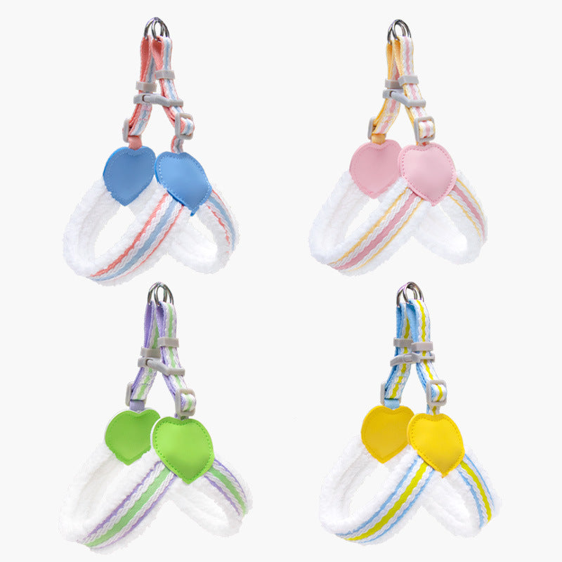 Breathable Pet Chest Vest Leash Comfortable Walking Harness