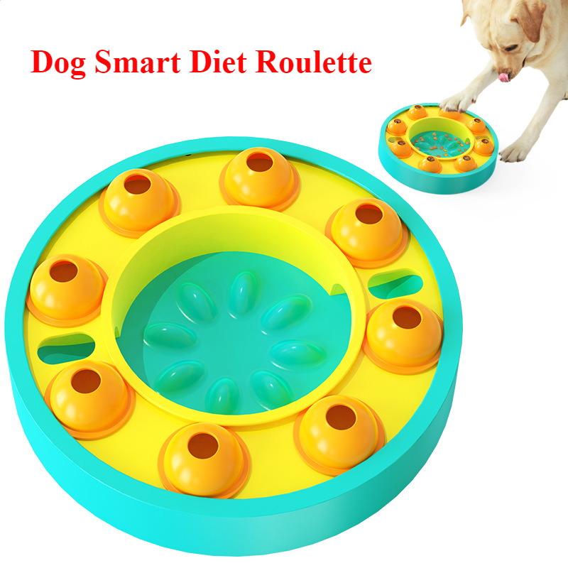 Interactive Pet Puzzle Treat Dispenser Slow Feeder IQ Training Toy