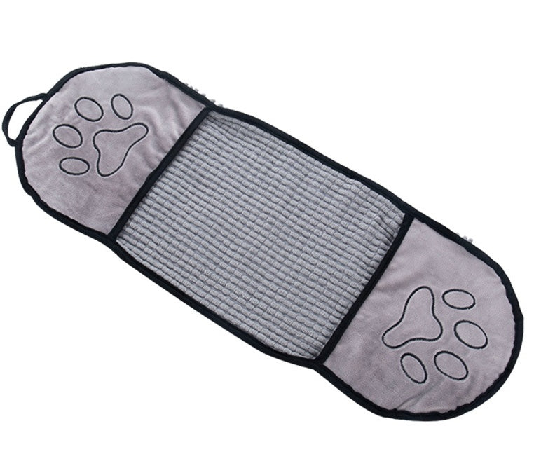 Pet Solid Color Bath Towel Water Absorbent Cleaning Cloth