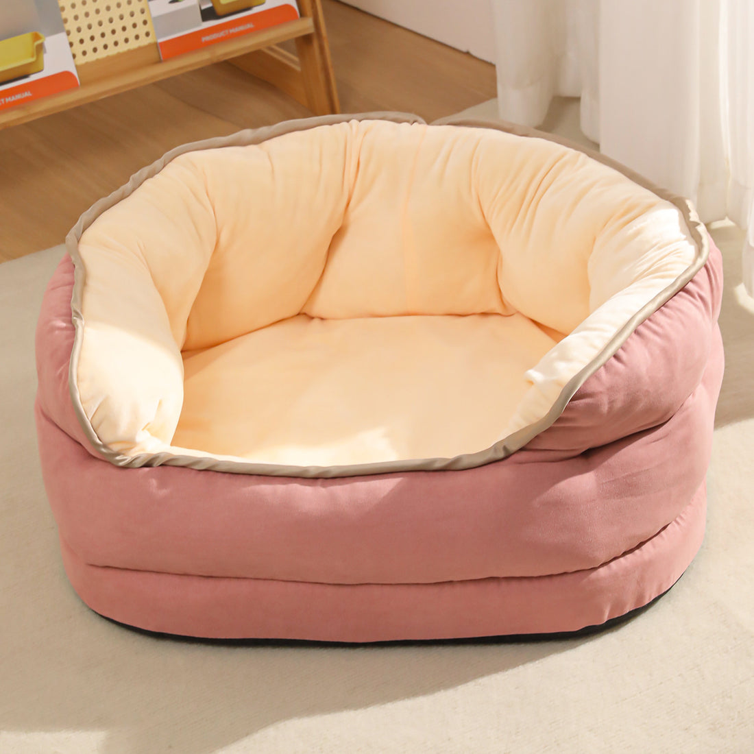 Pet Sofa Bed Warm Plush Thickened Washable Mattress Kennel