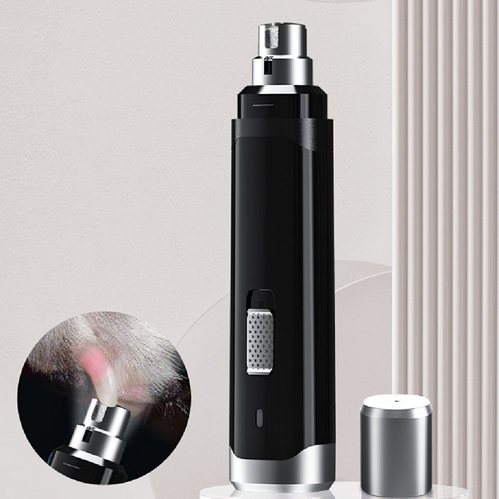 Pet Electric Nail Trimmer High Power USB Rechargeable Grooming Tool