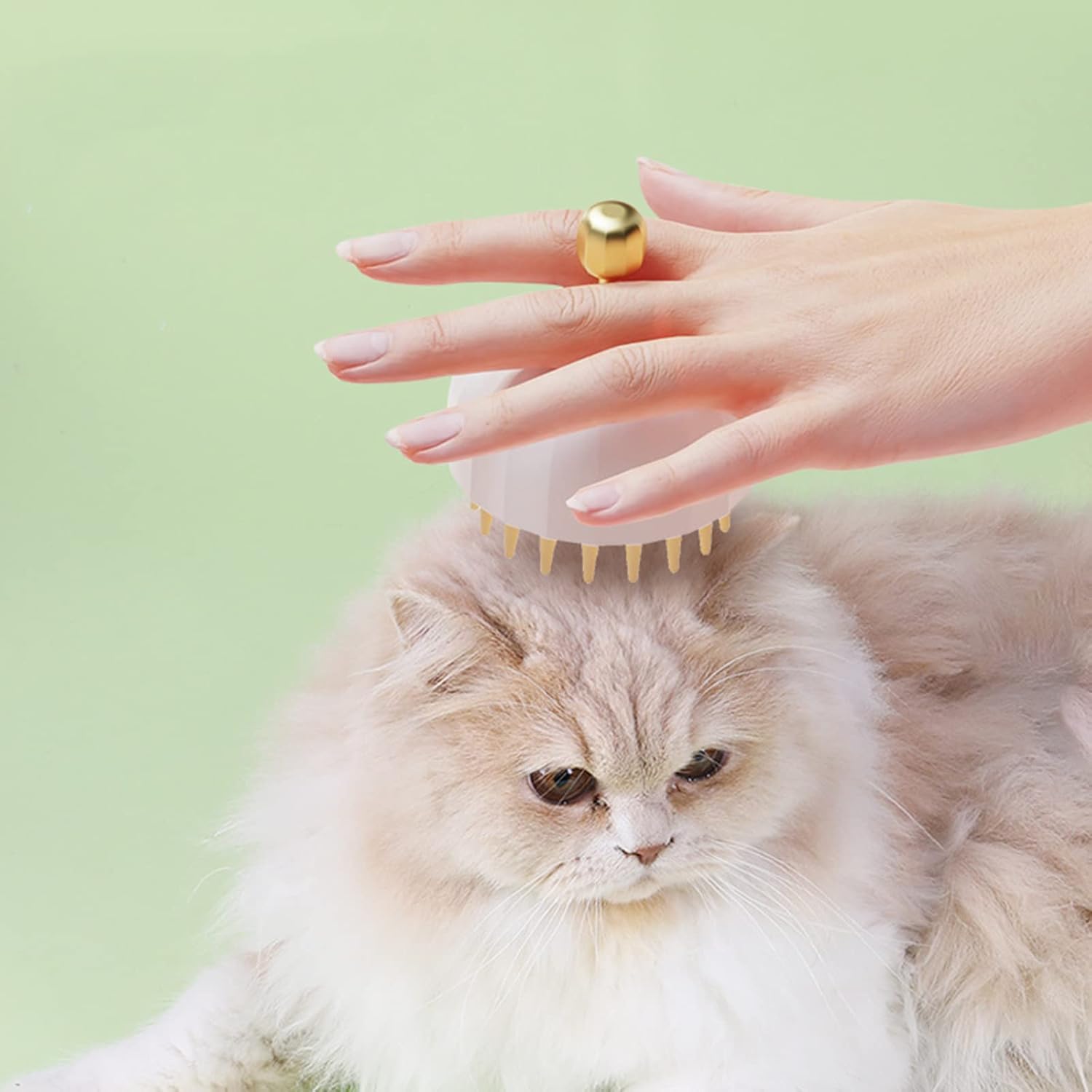 Pet Bath Massage Shampoo Brush Grooming Cleaning Tool