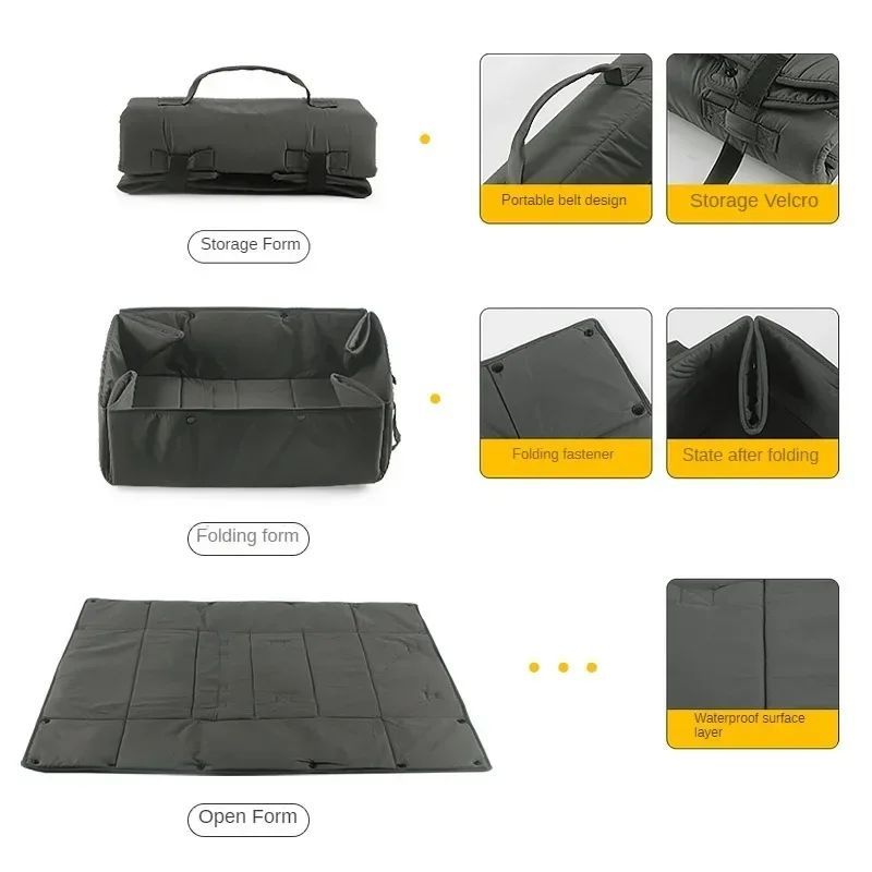 Portable Pet Travel Bed 3 In 1 Carrier Mat Cushion Kennel
