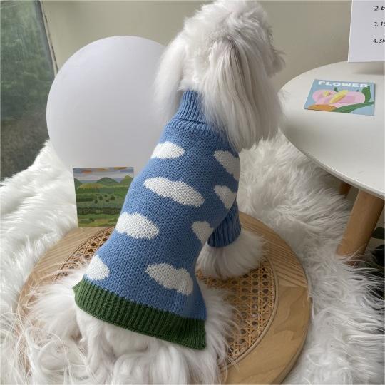 Pet Jacquard Sweater Clothing