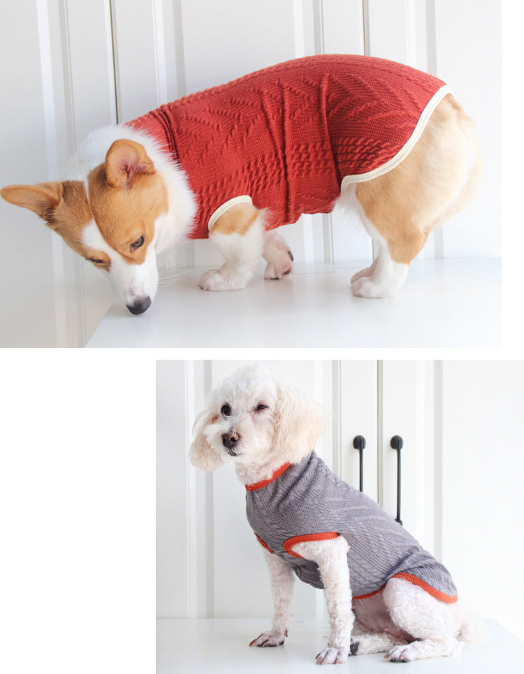 Pet Vintage Twist Sweater Clothing