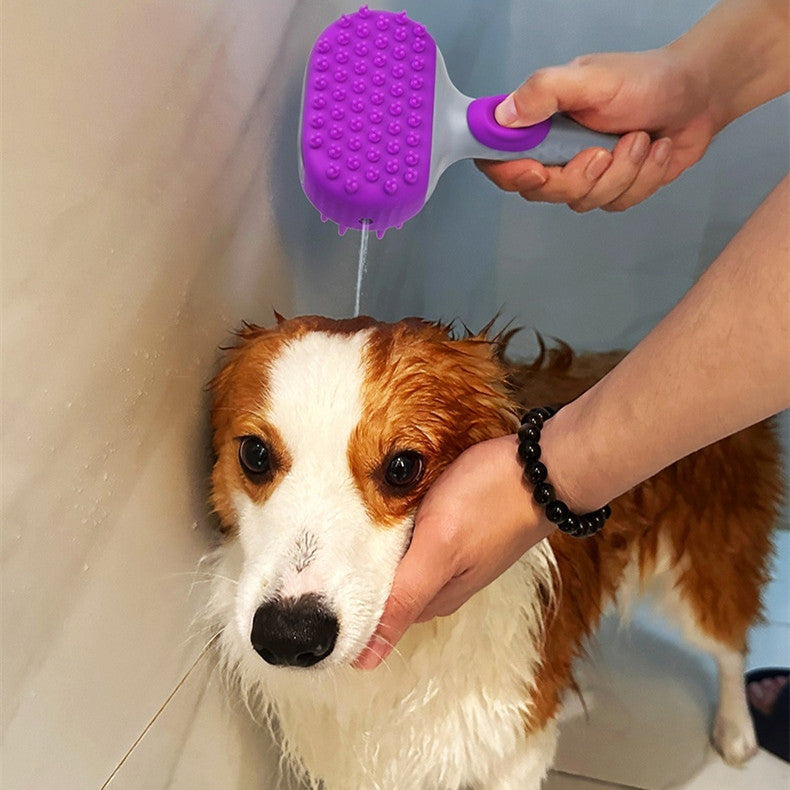 Pet Shower Brush Bath Float Hair Cleaning Tool