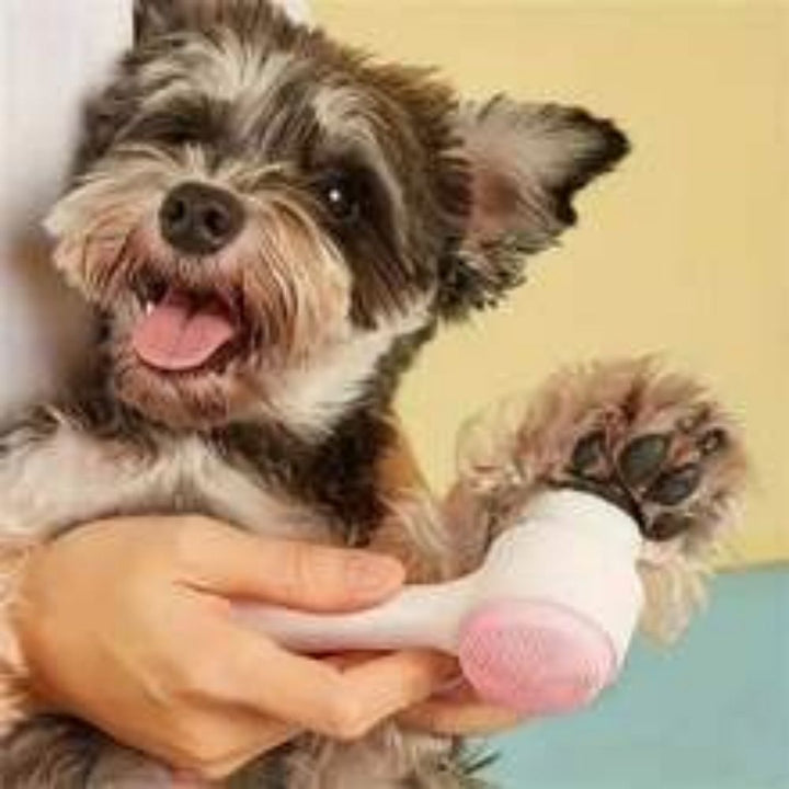 Pet Paw Cleaning Brush Gentle Grooming Massage Tool