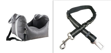 Pet Waterproof Car Seat Carrier Basket Breathable Travel Bed