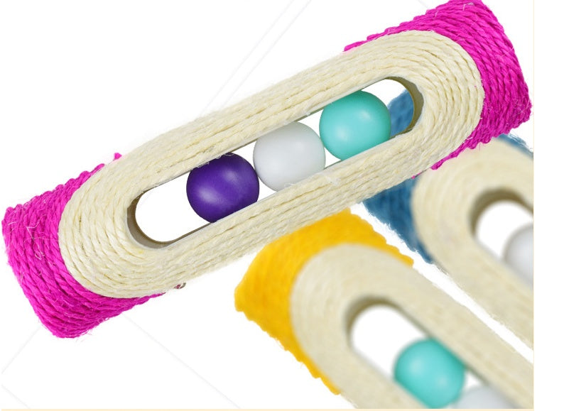 Three Piece Sisal Drum Pet Scratching Toys