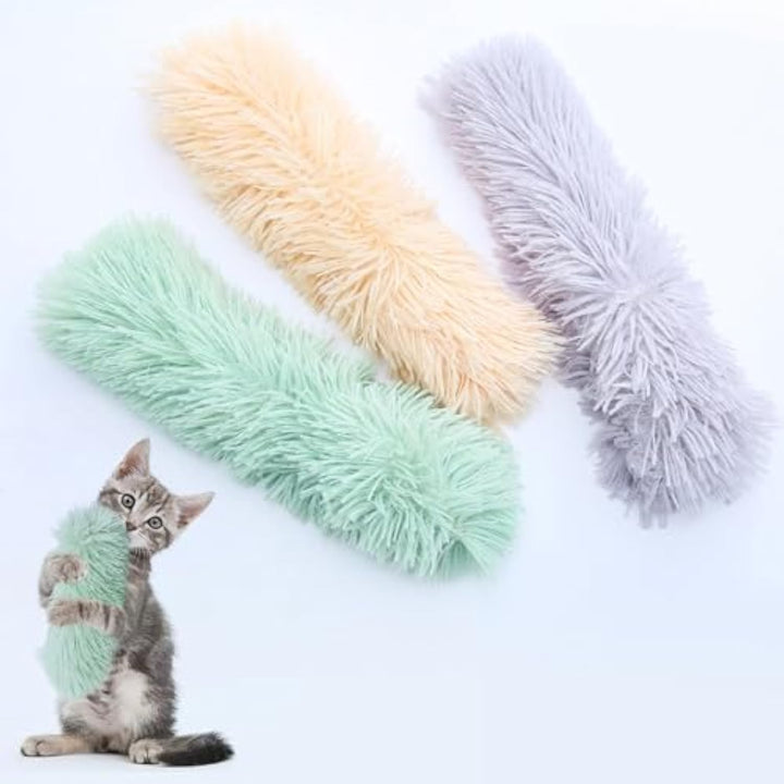 Interactive Crinkle Cat Toy Pillow Catnip Exercise Plush Toy
